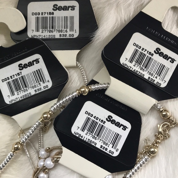 NEW 4 Napier Silver and gold Necklace and Bracelet - Picture 6 of 6